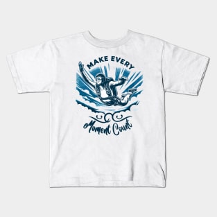 "Make every moment count" Kids T-Shirt